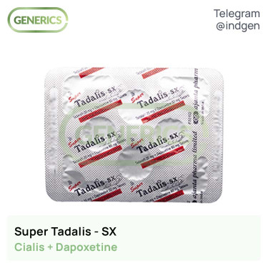 Сіаліс SUPER TADALIS SX купити ціна відгуки інструкції