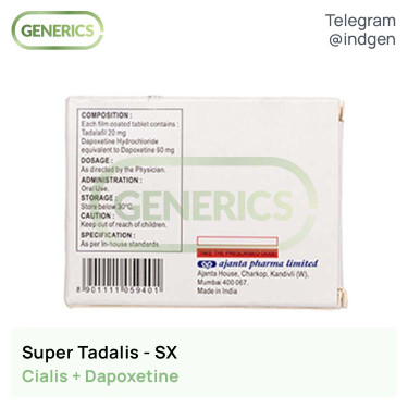 Сіаліс SUPER TADALIS SX купити ціна відгуки інструкції