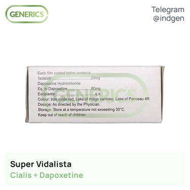 Сіаліс SUPER VIDALISTA купити ціна відгуки інструкції