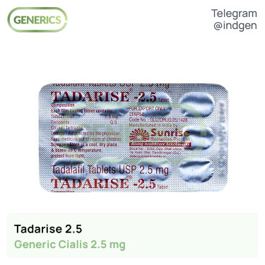 Сіаліс TADARISE 2.5 купити ціна відгуки інструкції