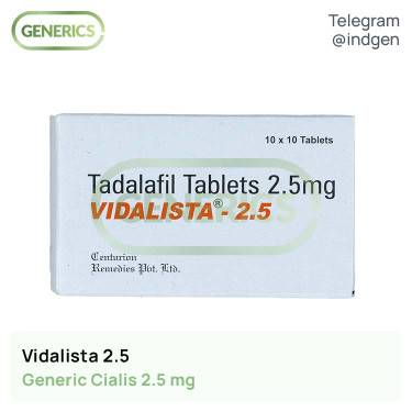 Сіаліс VIDALISTA 2.5 купити ціна відгуки інструкції
