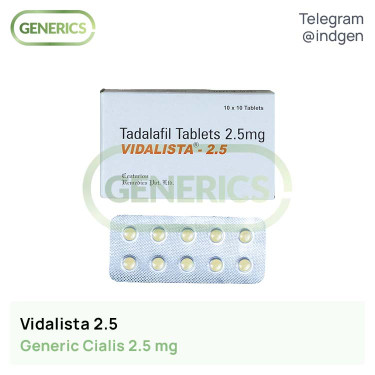 Сіаліс VIDALISTA 2.5 купити ціна відгуки інструкції