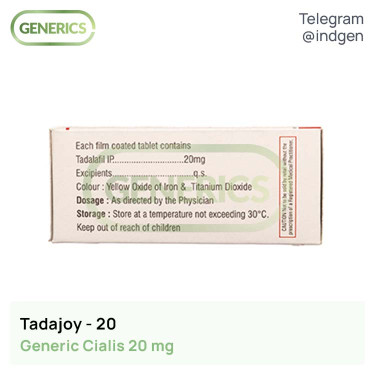 Сіаліс TADAJOY 20 купити ціна відгуки інструкції