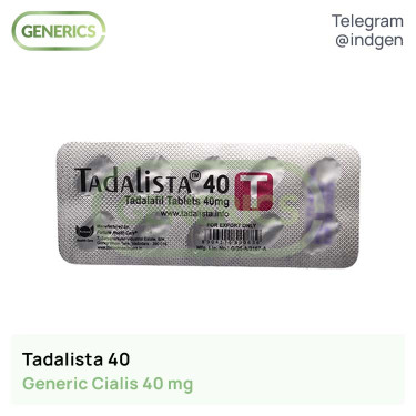 Сіаліс TADALISTA 40 купити ціна відгуки інструкції