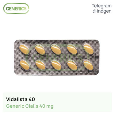 Сіаліс VIDALISTA 40 купити ціна відгуки інструкції
