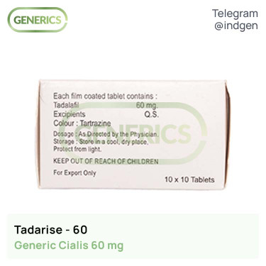Сіаліс TADARISE 60 купити ціна відгуки інструкції