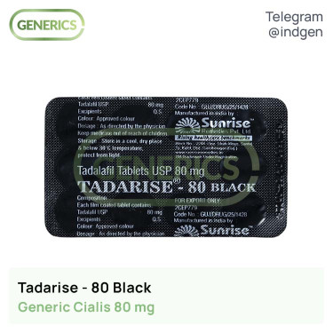 Сіаліс TADARISE 80 BLACK купити ціна відгуки інструкції