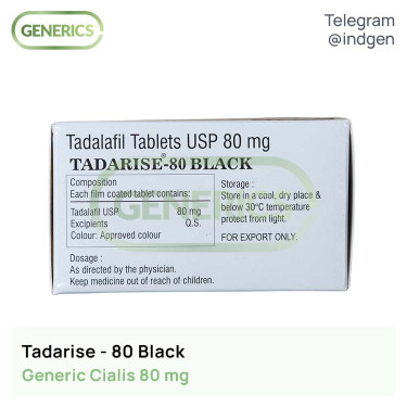 Сіаліс TADARISE 80 BLACK купити ціна відгуки інструкції