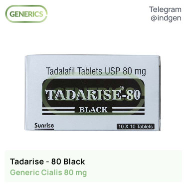 Сіаліс TADARISE 80 BLACK купити ціна відгуки інструкції