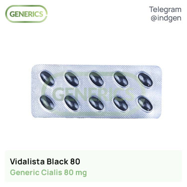 Сіаліс VIDALISTA 80 BLACK купити ціна відгуки інструкції