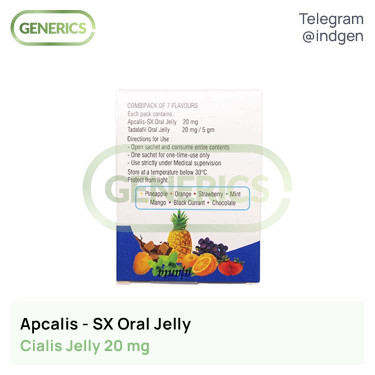 Сіаліс APCALIS SX ORAL JELLY купити ціна відгуки інструкції