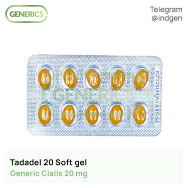 Сіаліс TADADEL 20 SOFTFGEL купити ціна відгуки інструкції