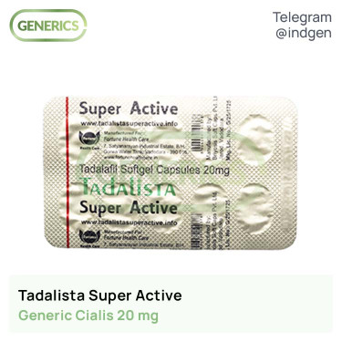 Сіаліс TADALISTA SUPER ACTIVE купити ціна відгуки інструкції
