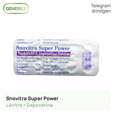 Левітра SNOVITRA SUPER POWER купити ціна відгуки інструкції