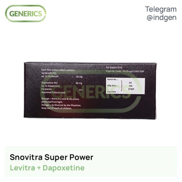 Левітра SNOVITRA SUPER POWER купити ціна відгуки інструкції