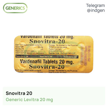 Левітра SNOVITRA 20 купити ціна відгуки інструкції