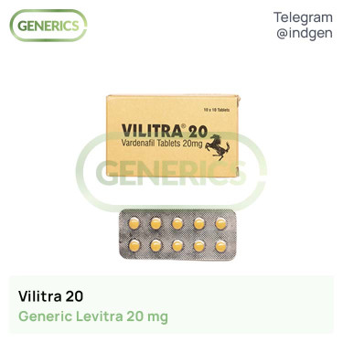 Левітра VILITRA 20 купити ціна відгуки інструкції