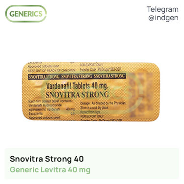 Левітра SNOVITRA STRONG 40 купити ціна відгуки інструкції