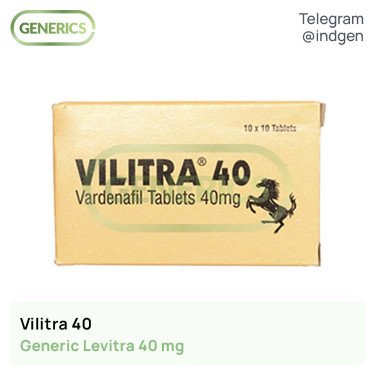 Левітра VILITRA 40 купити ціна відгуки інструкції