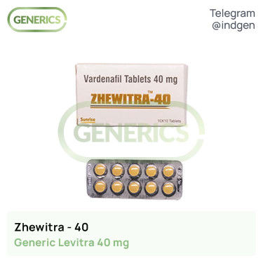 Левітра ZHEWITRA 40 купити ціна відгуки інструкції