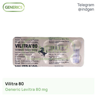 Левітра VILITRA 80 купити ціна відгуки інструкції