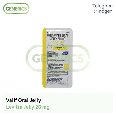 Левітра VALIF ORAL JELLY купити ціна відгуки інструкції