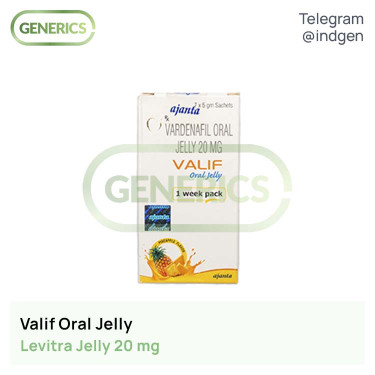 Левітра VALIF ORAL JELLY купити ціна відгуки інструкції