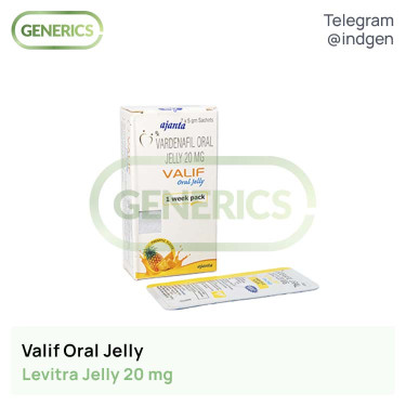 Левітра VALIF ORAL JELLY купити ціна відгуки інструкції