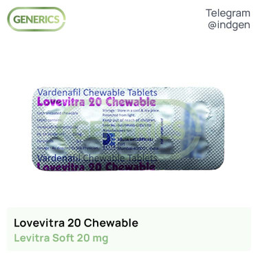 Левитра LOVEVITRA 20 CHEWABLE купить цена отзывы инструкции
