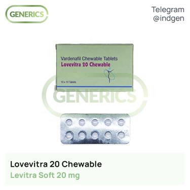 Левитра LOVEVITRA 20 CHEWABLE купить цена отзывы инструкции