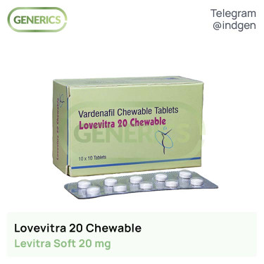 Левитра LOVEVITRA 20 CHEWABLE купить цена отзывы инструкции