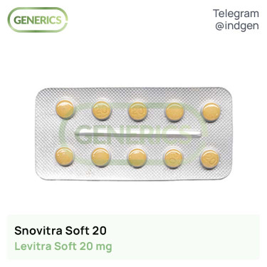 Левітра SNOVITRA SOFT 20 купити ціна відгуки інструкції