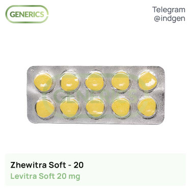 Левітра ZHEWITRA SOFT 20 купити ціна відгуки інструкції