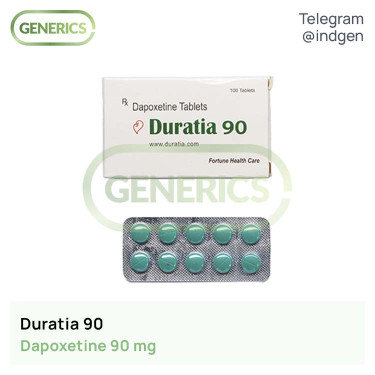 Дапоксетин DURATIA 90 купити ціна відгуки інструкції