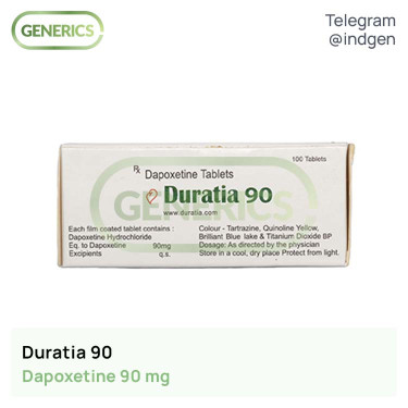 Дапоксетин DURATIA 90 купити ціна відгуки інструкції