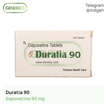 Дапоксетин DURATIA 90 купити ціна відгуки інструкції