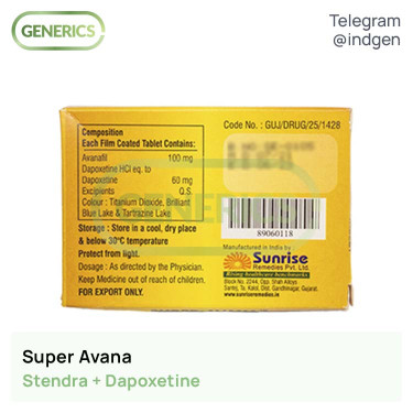 Стендра SUPER AVANA купити ціна відгуки інструкції