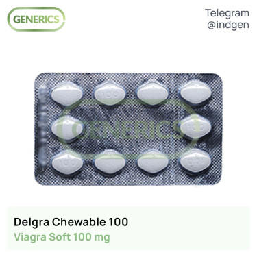Віагра DELGRA CHEWABLE 100 купити ціна відгуки інструкції
