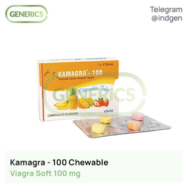 Віагра KAMAGRA 100 CHEWABLE купити ціна відгуки інструкції