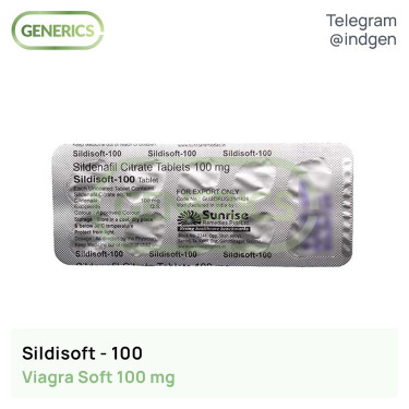 Віагра SILDISOFT 100 купити ціна відгуки інструкції