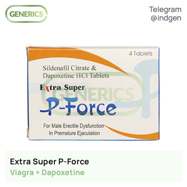 Віагра EXTRA SUPER P-FORCE купити ціна відгуки інструкції