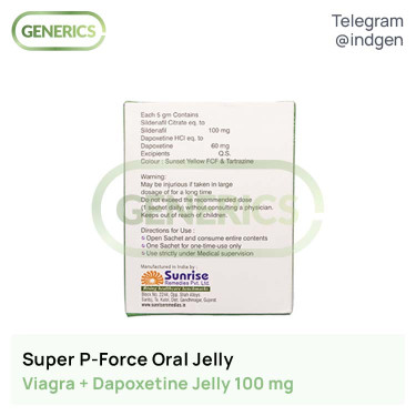 Віагра SUPER P-FORCE ORAL JELLY купити ціна відгуки інструкції