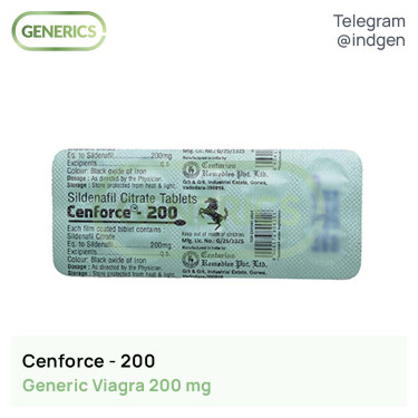 Віагра CENFORCE 200 купити ціна відгуки інструкції