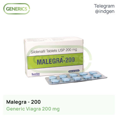 Віагра MALEGRA 200 купити ціна відгуки інструкції