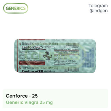 Віагра CENFORCE 25 купити ціна відгуки інструкції