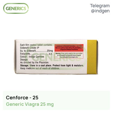 Віагра CENFORCE 25 купити ціна відгуки інструкції