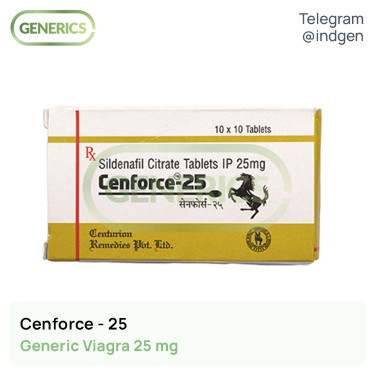 Віагра CENFORCE 25 купити ціна відгуки інструкції