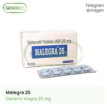 Віагра MALEGRA 25 купити ціна відгуки інструкції