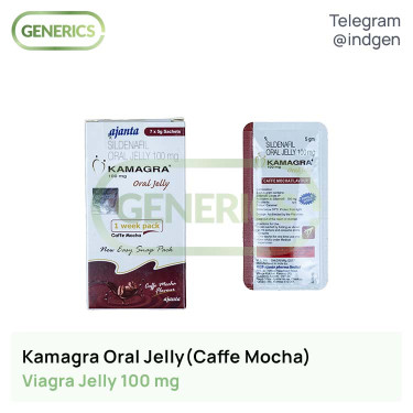 Віагра KAMAGRA ORAL JELLY (CAFFE MOCHA) купити ціна відгуки інструкції