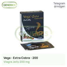 Віагра VEGA EXTRA COBRA-200 ORAL JELLY купити ціна відгуки інструкції